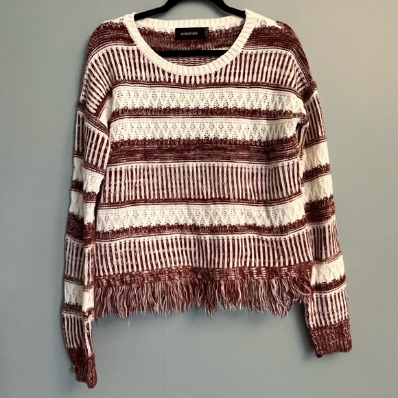 Mink Pink Fringe Sweater - Picture 3 of 6